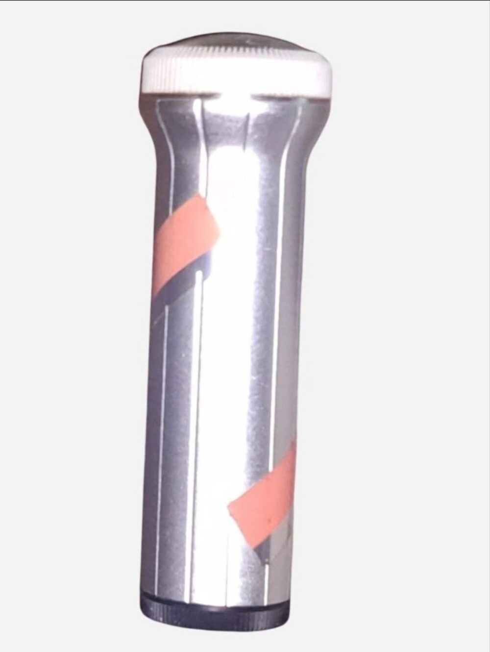 Toshiba Silver Bath Grip with Orange Accents